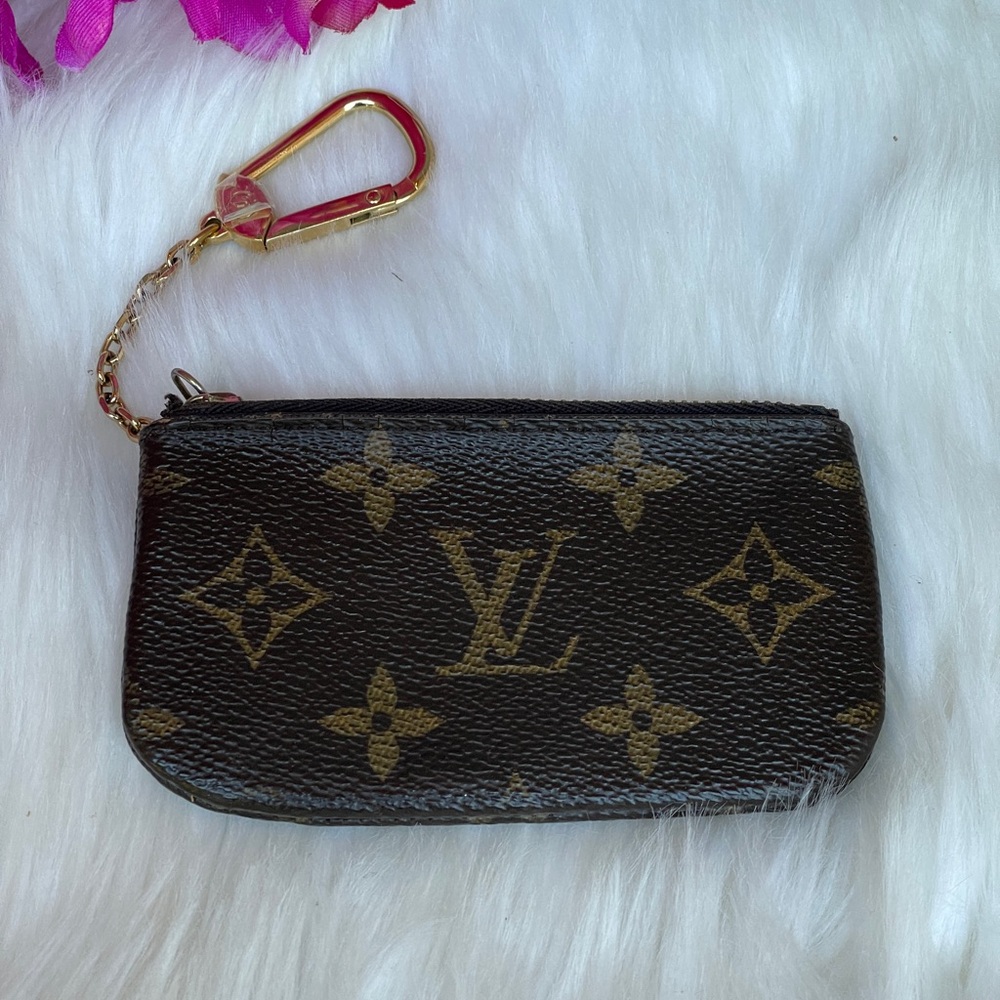 Louis Vuitton Monogram pochette key Cles Pouch